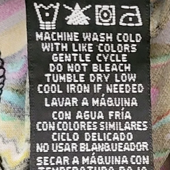 Ronni Nocole multicolor printed sleeveless scoop neck plus size dress size 14W - Picture 7 of 7